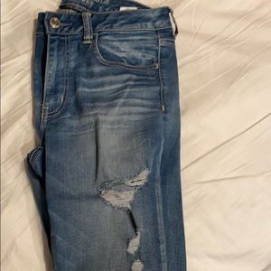 American Eagle medium wash jeggings